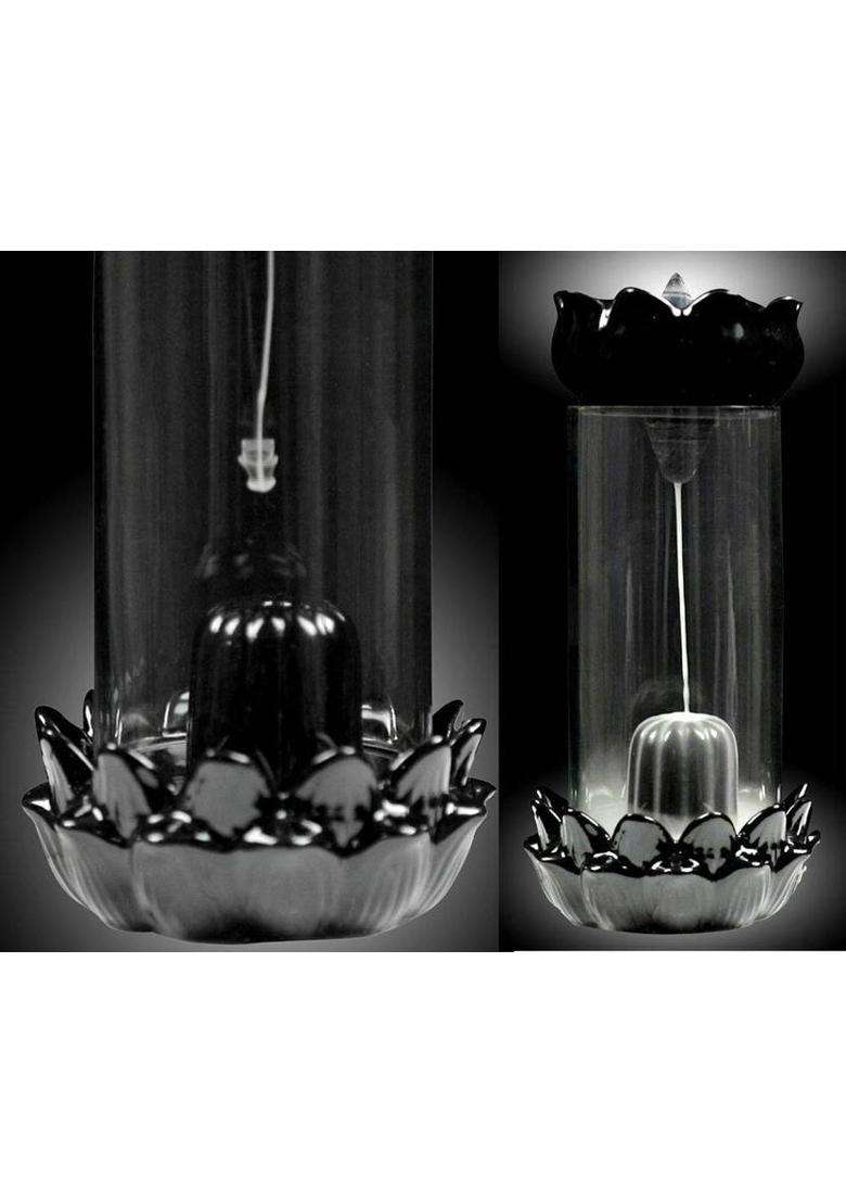 Janak Shivling Ceramic Dhoop Holder Floral - Indya