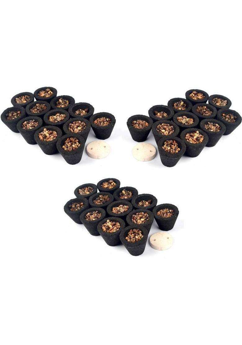 Airofine Fragrance Special Pure Guggal Loban-Af Cdc75 Woody Dhoop (Pack Of 36) - Indya