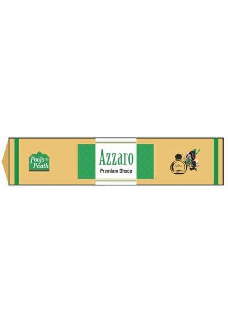 Poojapaath Premium Natural Fragrance Azzaro Drystick Dhoop & Incense Sticks (Pack Of 6) - Indya