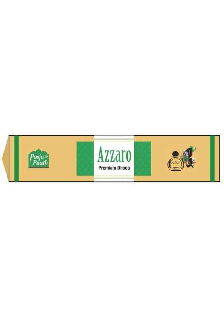Poojapaath Premium Natural Fragrance Azzaro Drystick Dhoop & Incense Sticks (Pack Of 6) - Indya