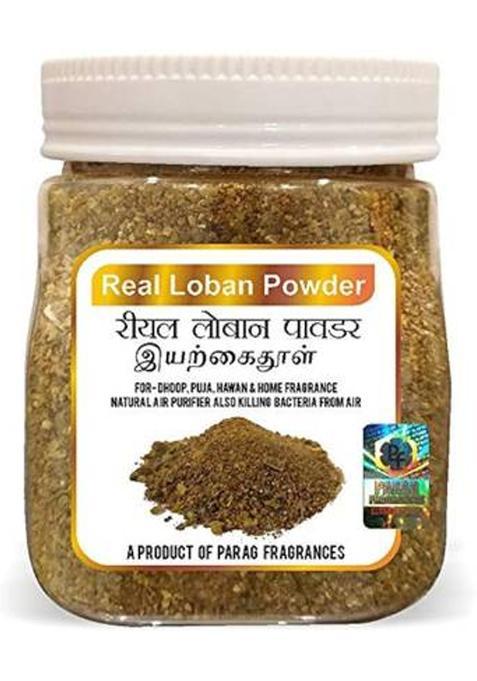 Parag Fragrances Real Loban Powder For Pooja, Hawan, Home Fragrance 225 Gram Pack Frankincense Dhoop