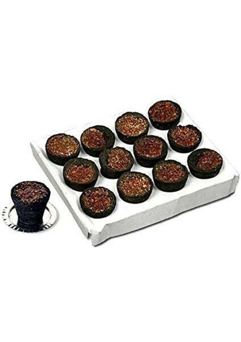 Airofine Fragrance Super Premium Essence Charcoal Free Dhoop Cup With Sandal (Chandan) (Pack Of 60) - Indya
