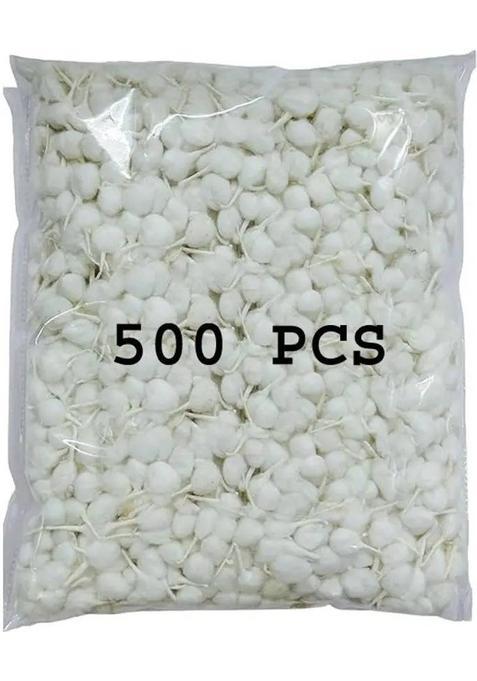 Shyamcharan Premium Cotton Round Wicks For Diya Batti/ Phool Batti / Puja Baati 500 Pieces Wick