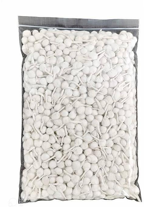 Rktraders Phool Batti Round Cotton Wicks/Diya For Pooja/Handmade (250 Pcs) Wick (Pack Of 250)