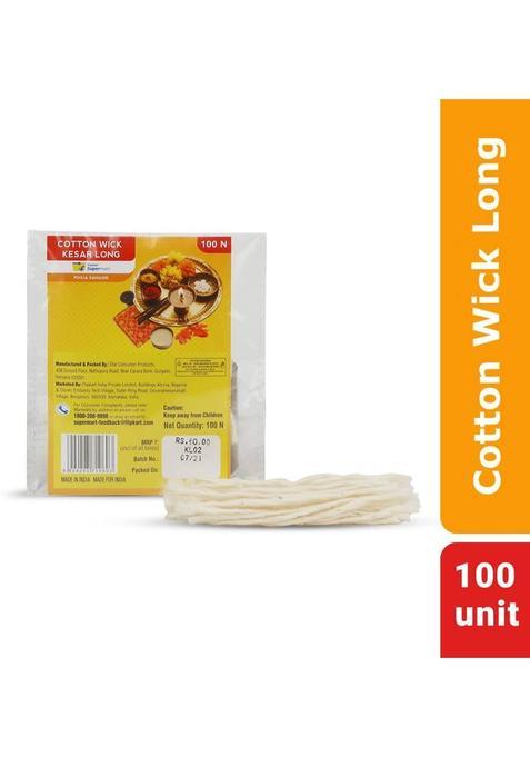 Flipkart Supermart Kesar Long 100 Units Cotton Wick