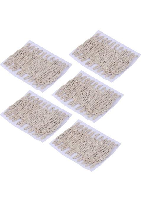 Dokchan White Cotton Akhand Jyot Batti Pure Wicks Mauli Wick (Pack Of 100)