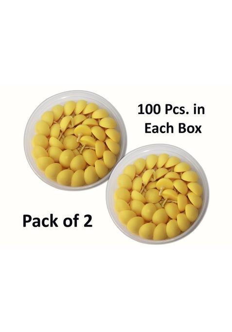 Om Phool Batti Ghee Diya BattiJyot For Pooja AartiHandmade -200 Pcs Cotton Wick (Pack Of 200)