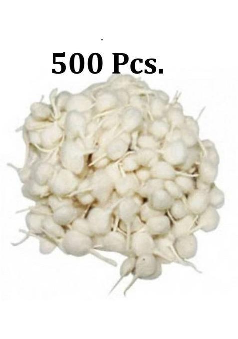 Om Diya Phool Batti Golyellow01 Cotton Wick (Pack Of 500)