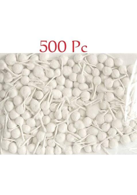Akarsh Phool Batti Round Cotton Wicks/Diya For Pooja/Handmade Pack Of 500 Wick