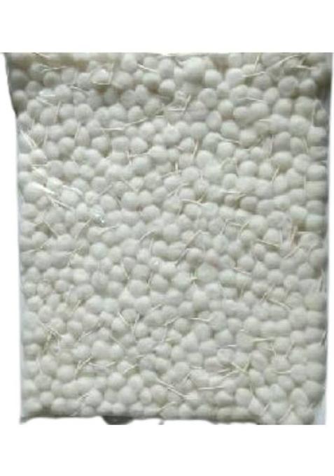 Svc Handicrafts Round White Cotton Wicks Batti For Diya / Pooja Pack Of 500 Wick (Pack 500)