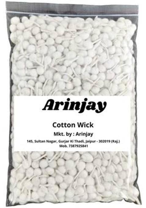 Arinjay Pure Cottan Wick,Diiya Batti For Pooja(Pack Of 2100) Cotton Wick (Pack