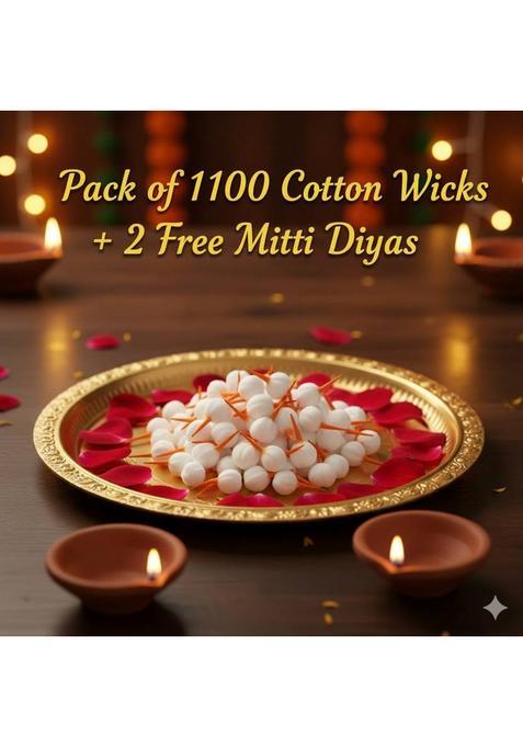 Maalakshmi Cottonnwickss24 Cotton Wick (Pack Of 1100)