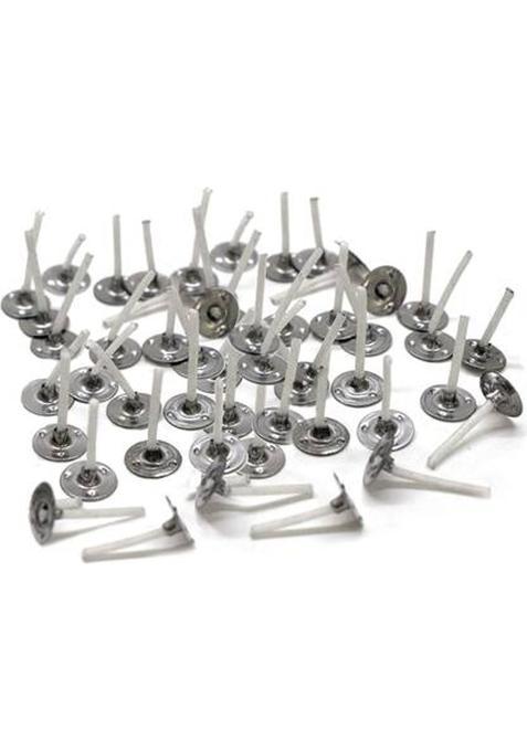 Kigs Enterprise Pack Of 800 Pcs 1 Inch Premium Candle Making Wax Coated Wicks/Baati/Threads (Pack Pieces) (White) Cotton Wick 800)