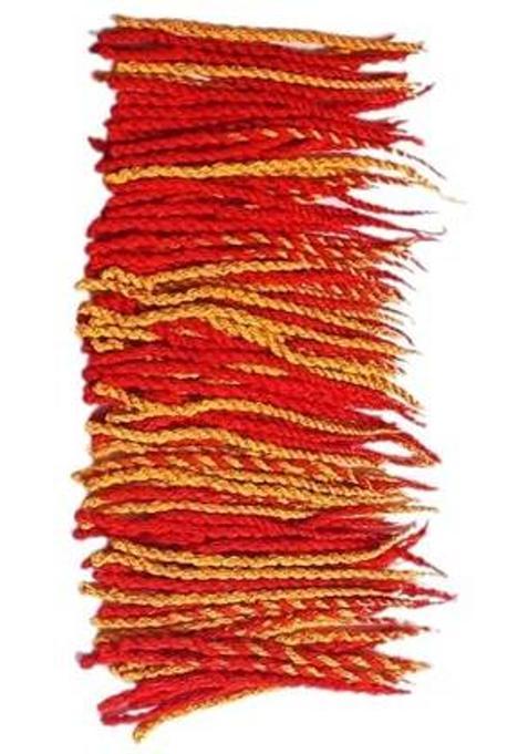 Ramani International Red Long Cotton Wicks Wick (Pack Of 10)