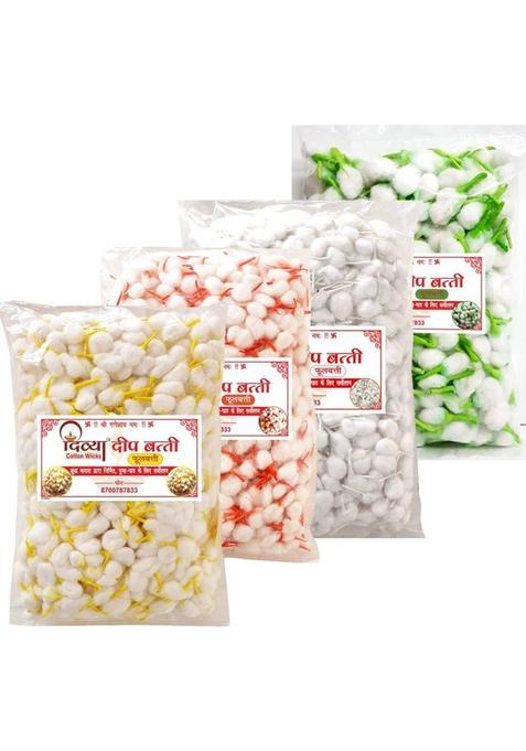 Divya Cotton Wicks Dcwoo5 Wick (Pack Of 4)