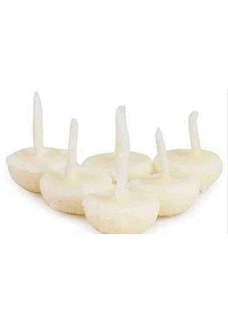 Jalaram Pooja Ghee Batti Wick (Ready To Light Diya)-(Pack Of 50) Cotton (Pack - Indya