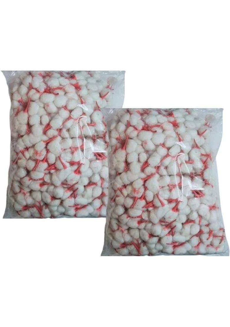 Arya Products Pure Cotton Jyot Batti 500 Pcs (250 Each Pack) Wick (Pack Of 2) - Indya