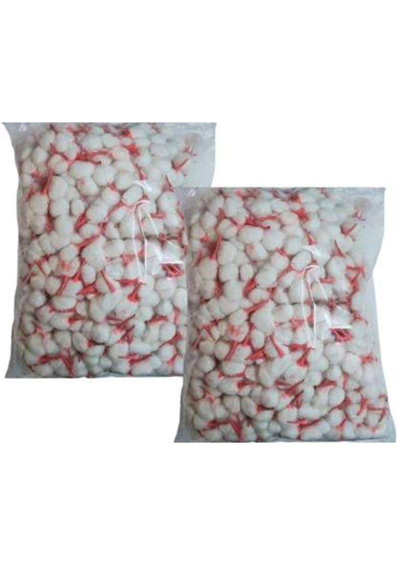 Arya Products Pure Cotton Jyot Batti 500 Pcs (250 Each Pack) Wick (Pack Of 2) - Indya