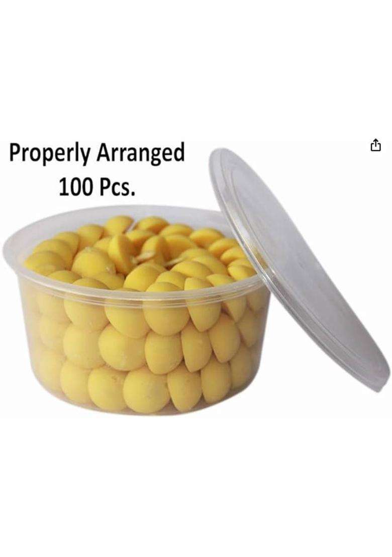 Karnienter Ghee Puja BattiJyoti For Aarti Cotton Wick (Pack Of 100) - Indya