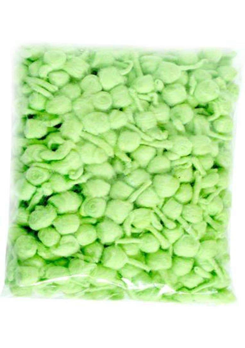 Shree Green Cotton Wicks Wick (Pack Of 500) - Indya