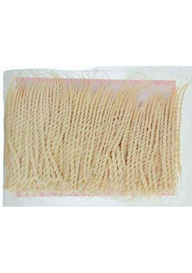 Krishivtrendhub Long Twisted White Batti Pack Of 12 Cotton Wick (Pack 12) - Indya