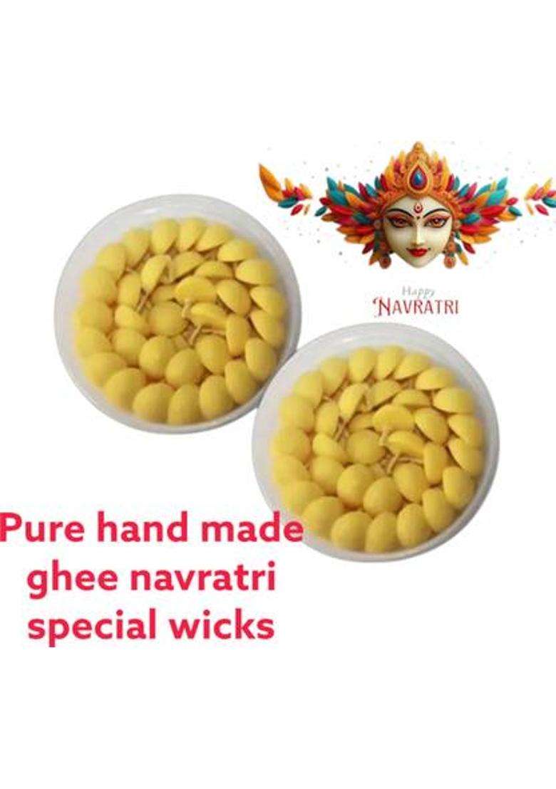 Naagvanshi Pure Cotton Wicks For Ghee Diya Batti - Pack Of 200 Pooja Wick (Pack 2) - Indya
