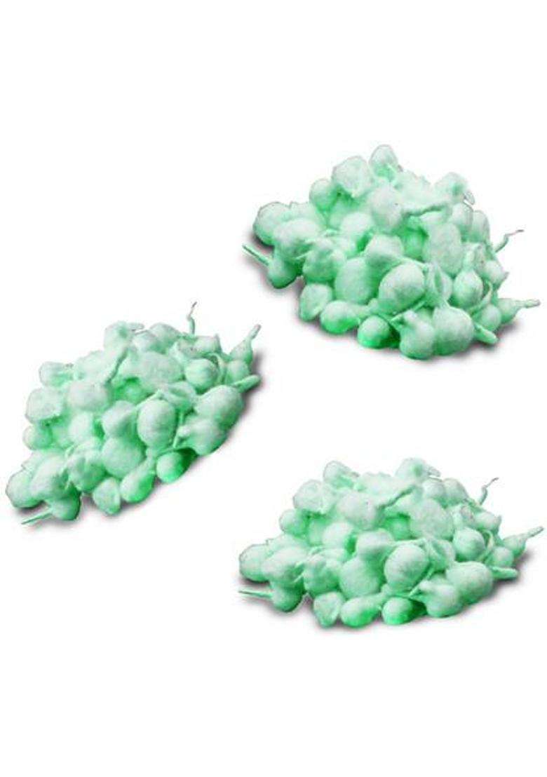 Rolimoli Cotton Wicks For Diya Green 50 Grams Wick - Indya