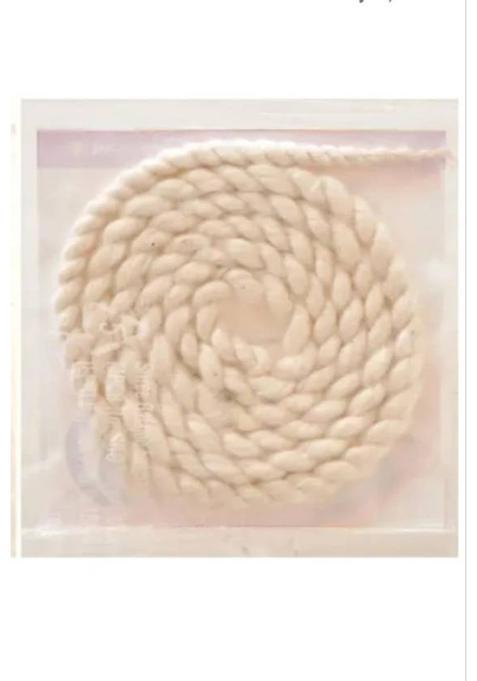 Sadguru Kripa White Akhand Jyot Long Cotton Wick (Pack Of 6)