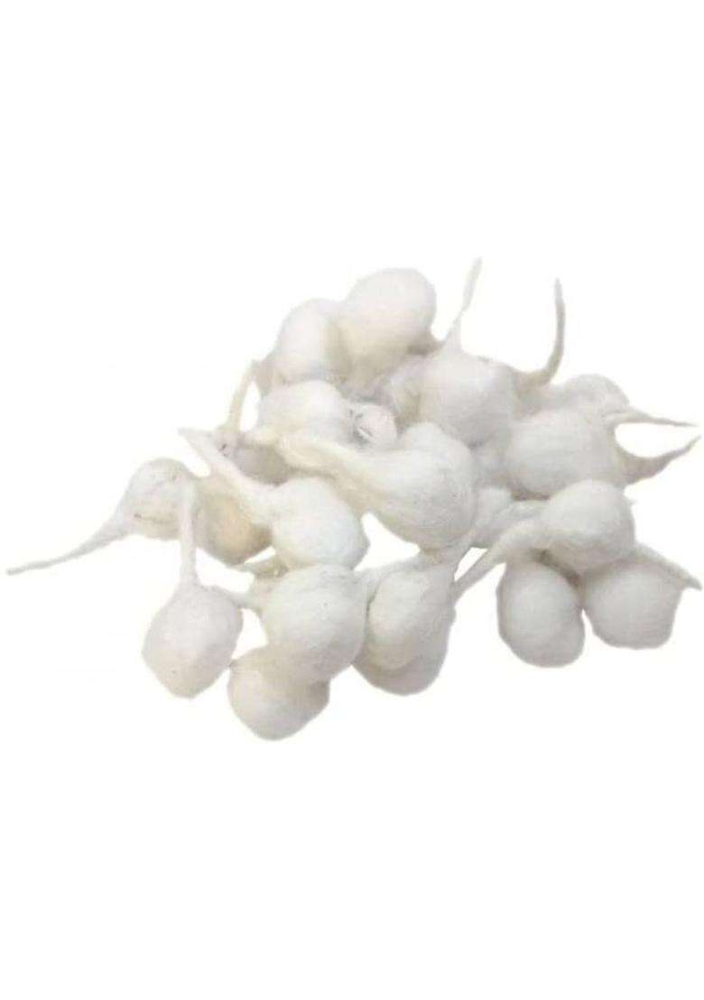 Madanpur Storz Mds Handmade White Cotton Wicks( Pack Of 500 Wicks) Wick (Pack 500) - Indya