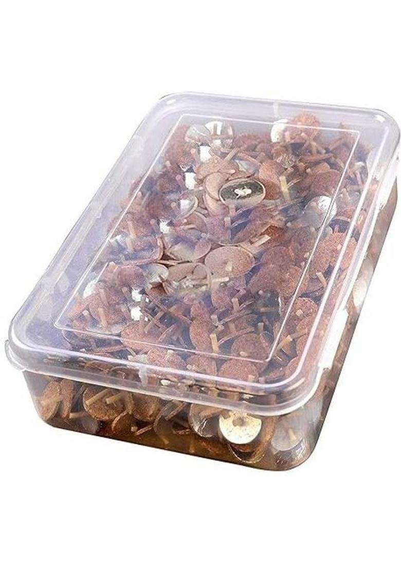 Eryyx Floating Wicks/Cork Oil Wicks/Floating Candles (Pack Of 100)Asq22 Cotton Wick 100) - Indya