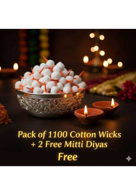 Maalakshmi Cottonnwickss10 Cotton Wick (Pack Of 1100)