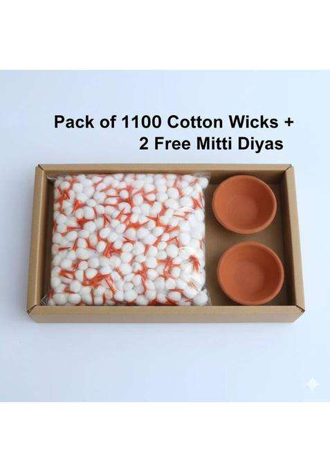 Maalakshmi Ctnn1100.13 Cotton Wick (Pack Of 1100)