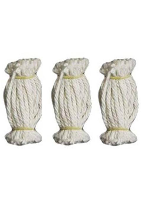Saiostore Lamp Wicks / Vilakku Thiri Cotton Wicks/ Diyas (Pack Of 360 Pcs) Wick 12)