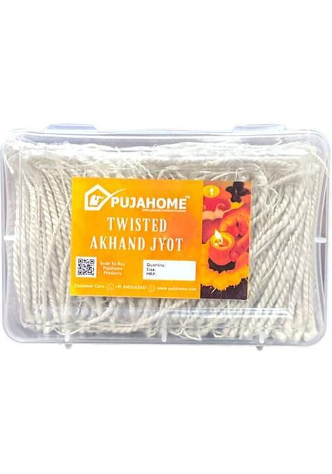 Pujahome Twisted Wicks Pack Of 600 Batti Cotton Wick