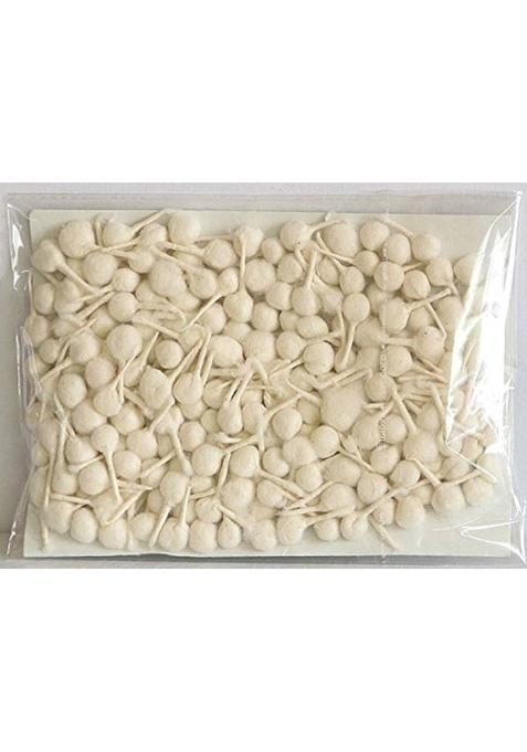 Unigestion Diya Cotton Round Batti For Puja Arti Pack Of 1000 Wicks Wick (Pack 500)