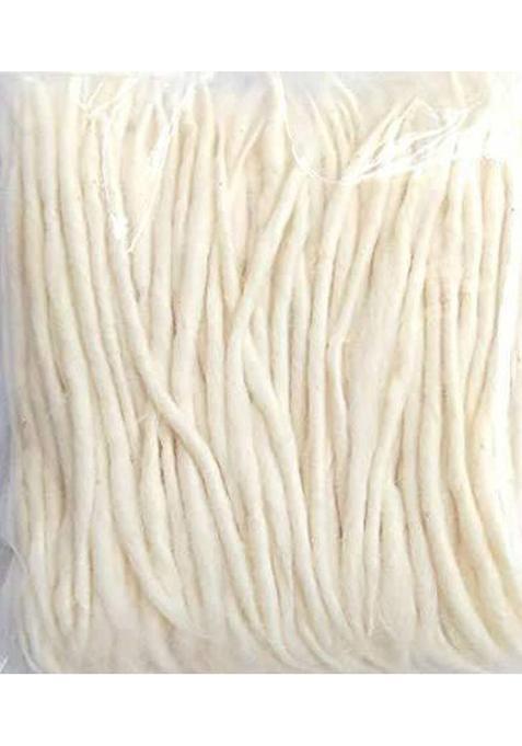 Sage Hand-Made Cotton Wicks Batti For Diya Puja Long Jyot Rui Deepam Vattulu Pooja Wick (Pack Of 150)