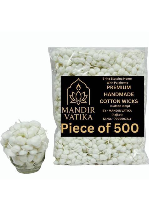 Smartfin Batti Round Cotton Wicks Handmade Gol For Pooja Aarti Navratri Wick (Pack Of 2)