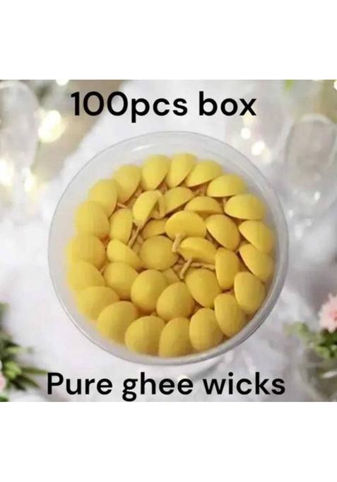 Vishnu Ji Ghee Diya Batti For Puja And Aarti, High Quality Cotton Wick