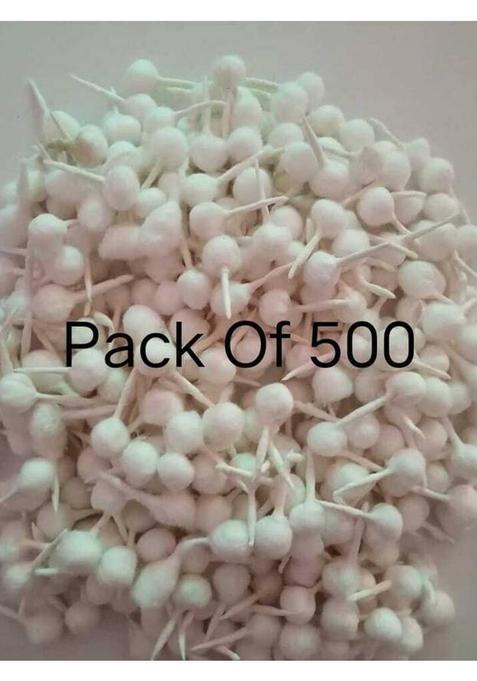 Cbs Enterprises Puja Rui Batti 500 Pack Round Cotton Wicks Diya Lighting Essentials Wick