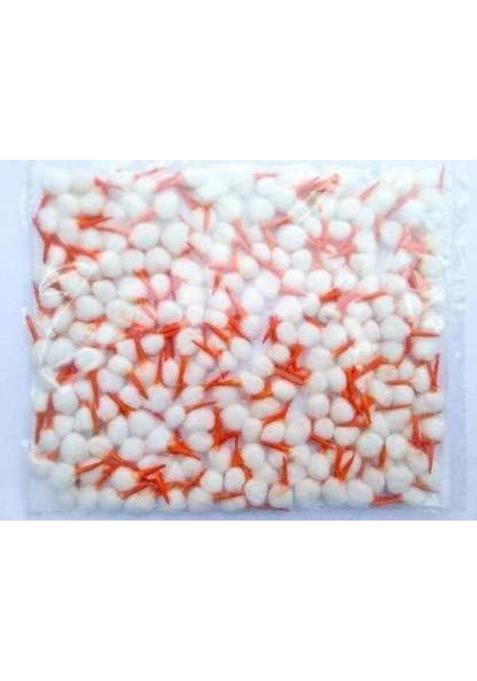 Pva Red Jyot Diya Batti Pure Handmade Cotton Puja Wicks (Pack Of 500 Pcs) Wick 500)