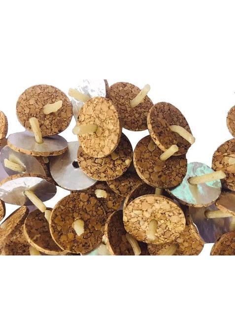 Eryyx Floating Wicks/Cork Oil Wicks/Floating Candles (Pack Of 100)_Asq10 Cotton Wick 100)