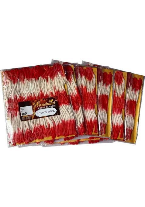 Shrichand Kesar Cotton Wick Pack Of 6 (Pack 6)