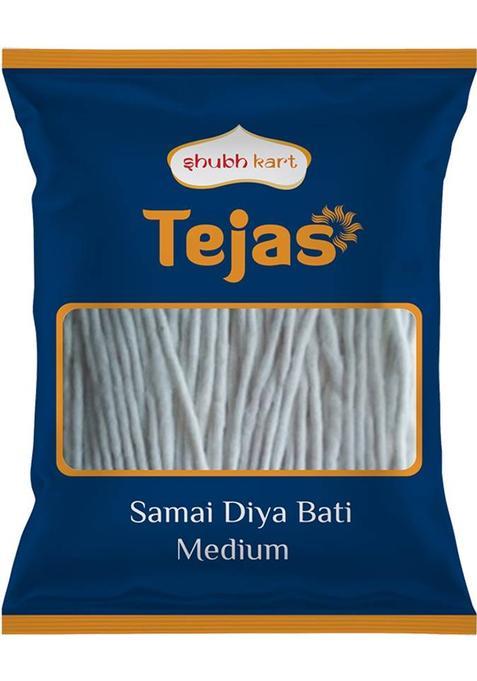 Shubhkart Tejas Samai Diya Bati Medium - 4 Gms Cotton Wick