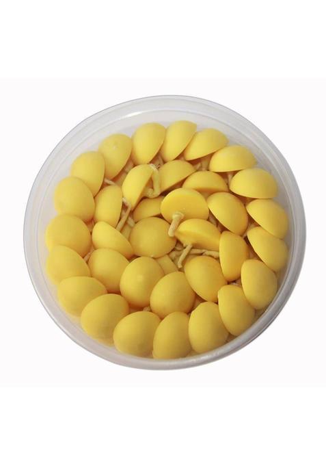 Mahak Cow Ghee Diya Wax Free Diya For Puja(100 Pcs) Cotton Wick
