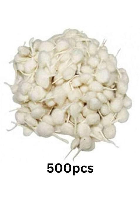 Tirupati Enterprises Cotton Wicks/Long Diya Batti For Daily Used In Pooja/Festival, 500 Pcs Pack Of 1 Wick