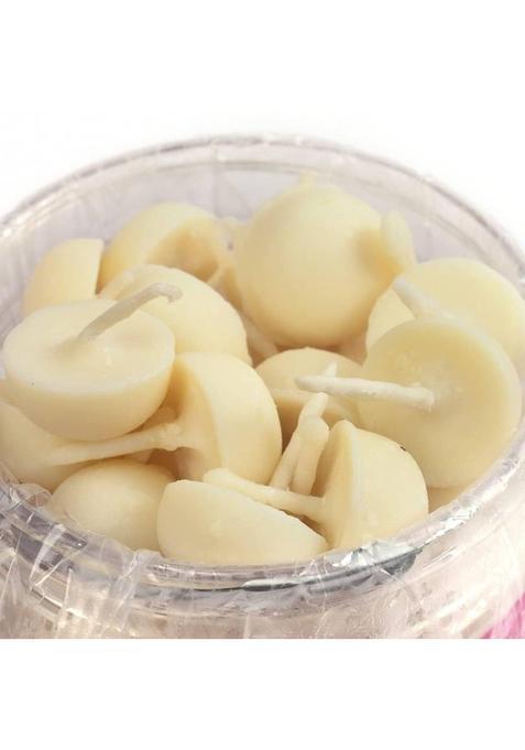 Nohunt Ghee Wicks For Prayers,Rituals & Special Occasions (100 Pcs, 20Min Burning Time) Cotton Wick