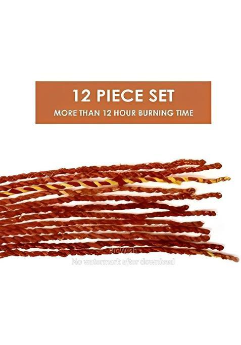 Ssarticle (50 Pcs) Akhand Jyot Batti Twisted Cotton Long Wick For Jyot, (Pack Of 50)