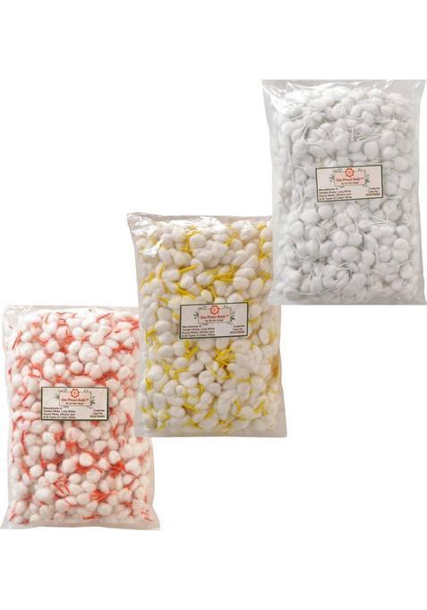 Om Phool Batti Cotton Wicks || Diya For Pooja Handmade Round Wick (Pack Of 3)