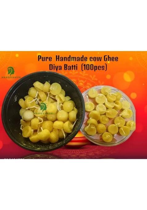 Naagvanshi Organic Desi Cow Ghee Wicks For Diwali Hawan And Puja Cotton Wick