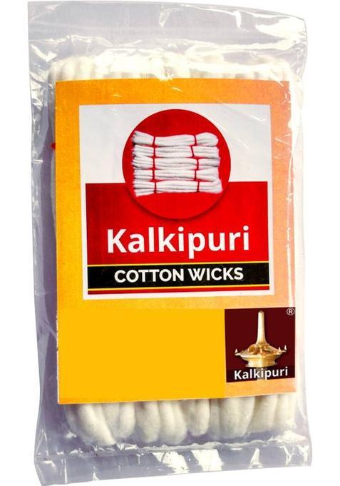 Kalkipuri Cotton Wicks 250 Nos. (Pack Of 5)-Height 13 Cm Wick 5)